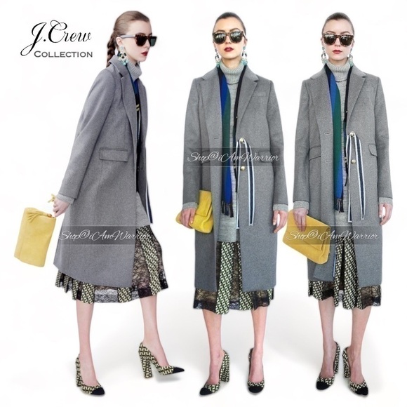 J.Crew Collection geo lace silk pleated midi skirt *Shop@iAmWarrior - Picture 2 of 13